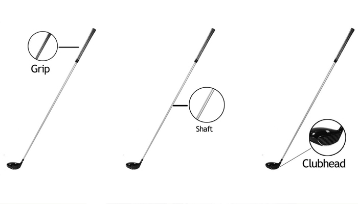 Thiết kế và cấu tạo của gậy chơi golf thông dụng