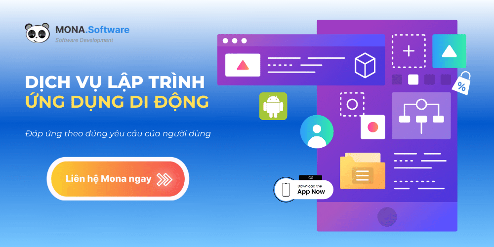 Công ty thiết kế app mobile MONA Software 