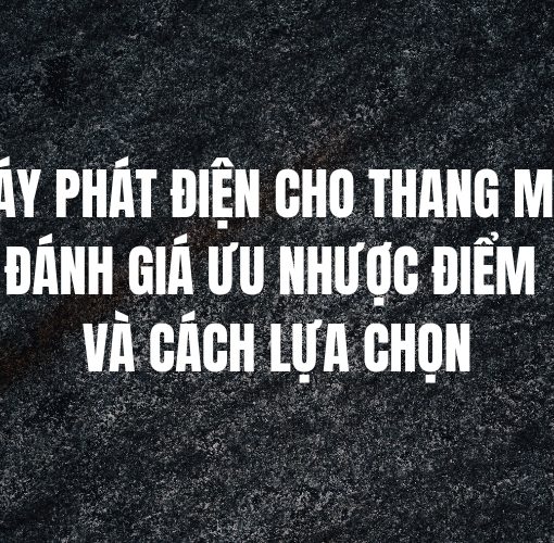 máy phát điện cho thang máy