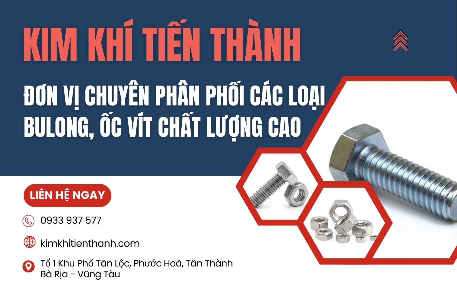 Mua bulong đai ốc chất lượng, giá tốt tại Kim Khí Tiến Thành